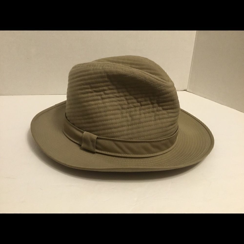 Vintage Men’s London Fog Fedora Tan Size Medium
